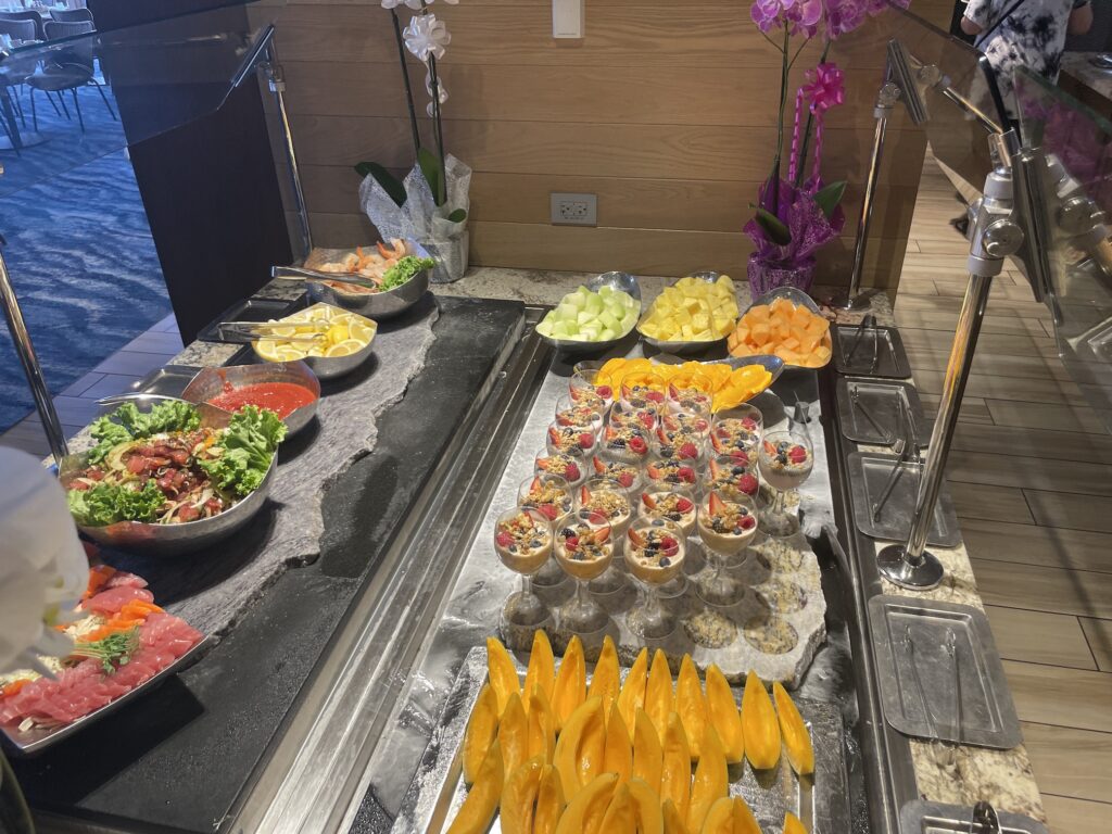 100 Sails Sunday Brunch | Prince Waikiki | A Favorite Hawaii Calling a buffet table with food on it