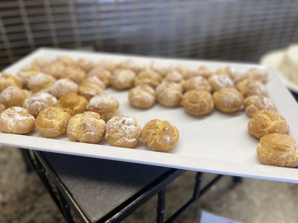 100 Sails Sunday Brunch | Prince Waikiki | A Favorite Hawaii Calling a plate of small round pastries