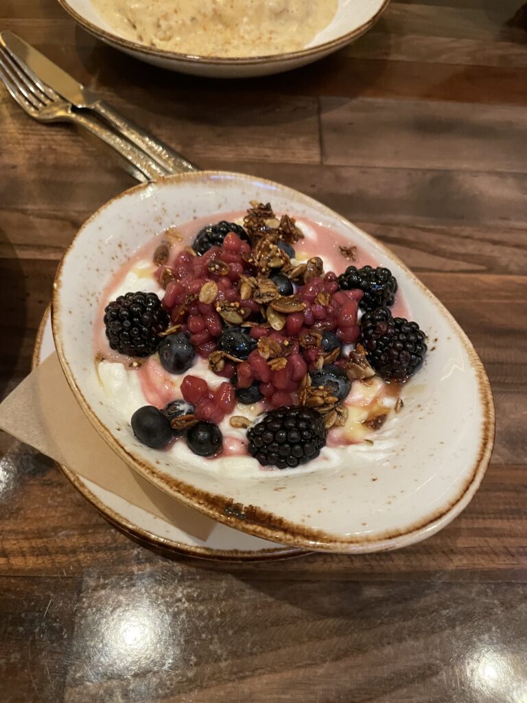 Delano Las Vegas Clean Air Oasis | Review & Video Hawaii Calling a bowl of yogurt with berries and nuts
