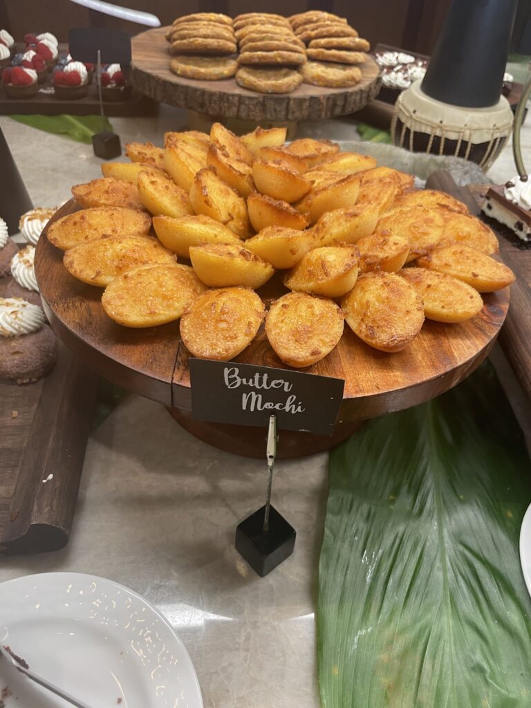 Delightful La Hiki Sunday Brunch | Four Seasons Oahu Hawaii Calling a plate of food on a table
