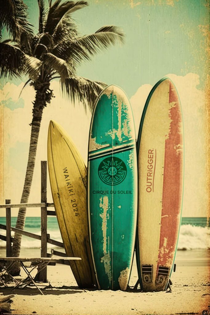 Cirque du Soleil Is Coming To Hawai'i Hawaii Calling surf surfboards leaning against a railing