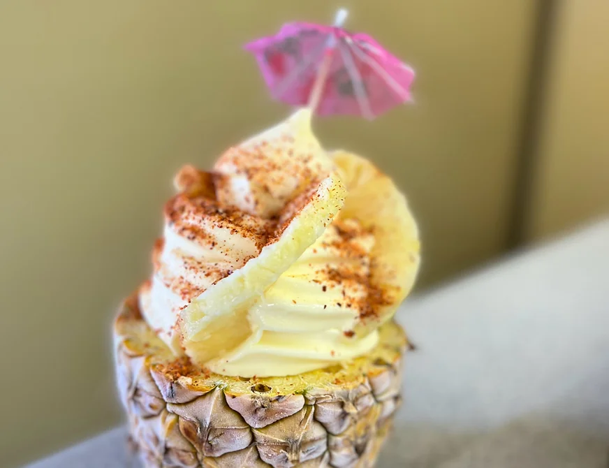 7 Best Ice Cream Shops In Maui | Island Guide Hawaii Calling a pineapple with a small umbrella on top