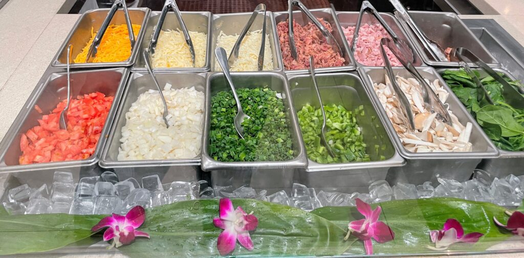 11 Best Sunday Brunch Buffets On Oahu Hawaii Calling a trays of food in a buffet