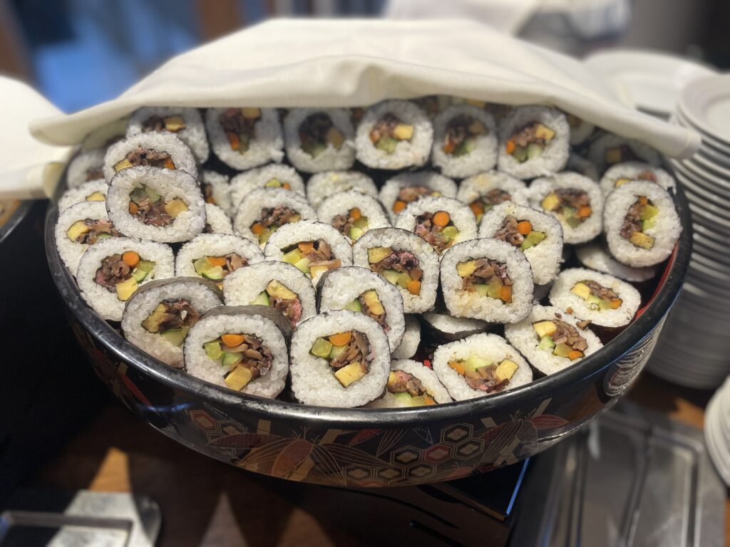 11 Best Sunday Brunch Buffets On Oahu Hawaii Calling a bowl of sushi rolls