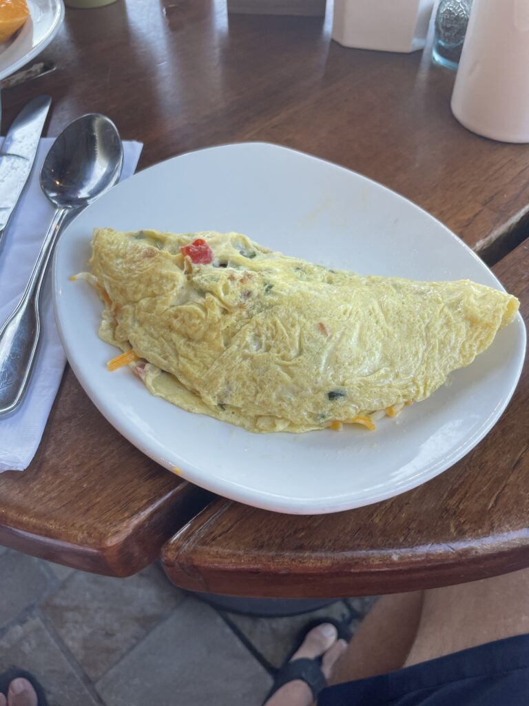11 Best Sunday Brunch Buffets On Oahu Hawaii Calling a plate of omelette on a table