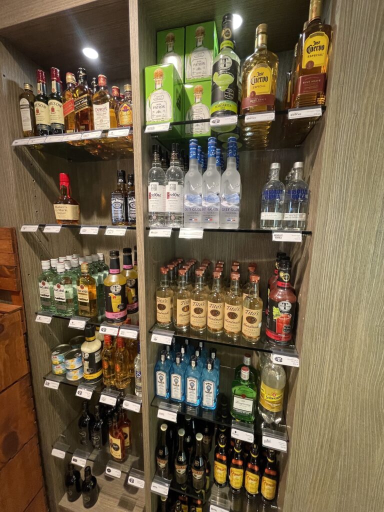 Review & Video | Marriott Ko Olina Beach Club An Amazing Location Hawaii Calling shelves of liquor on shelves