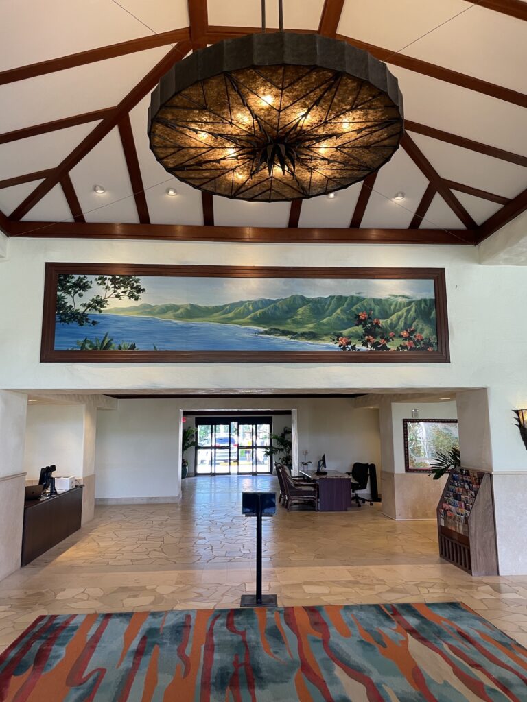 Review & Video | Marriott Ko Olina Beach Club An Amazing Location Hawaii Calling a large painting in a lobby