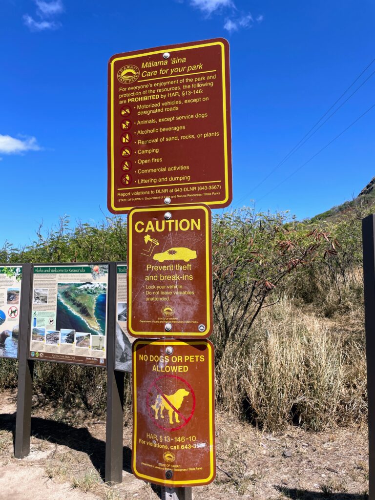 Ka'ena Point Hike: An Unforgettable Experience in Hawaii Hawaii Calling a sign on a pole