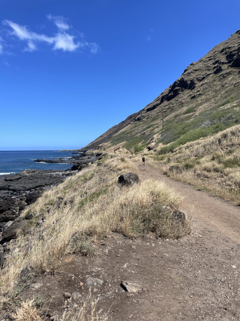 Ka'ena Point Hike: An Unforgettable Experience in Hawaii Hawaii Calling a person walking on a dirt path by a rocky cliff