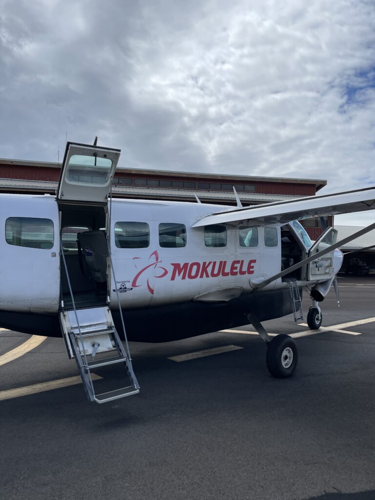 Mokulele Flight Review Honolulu To Kapalua | Exciting Small Plane Adventure Hawaii Calling a plane with a ladder
