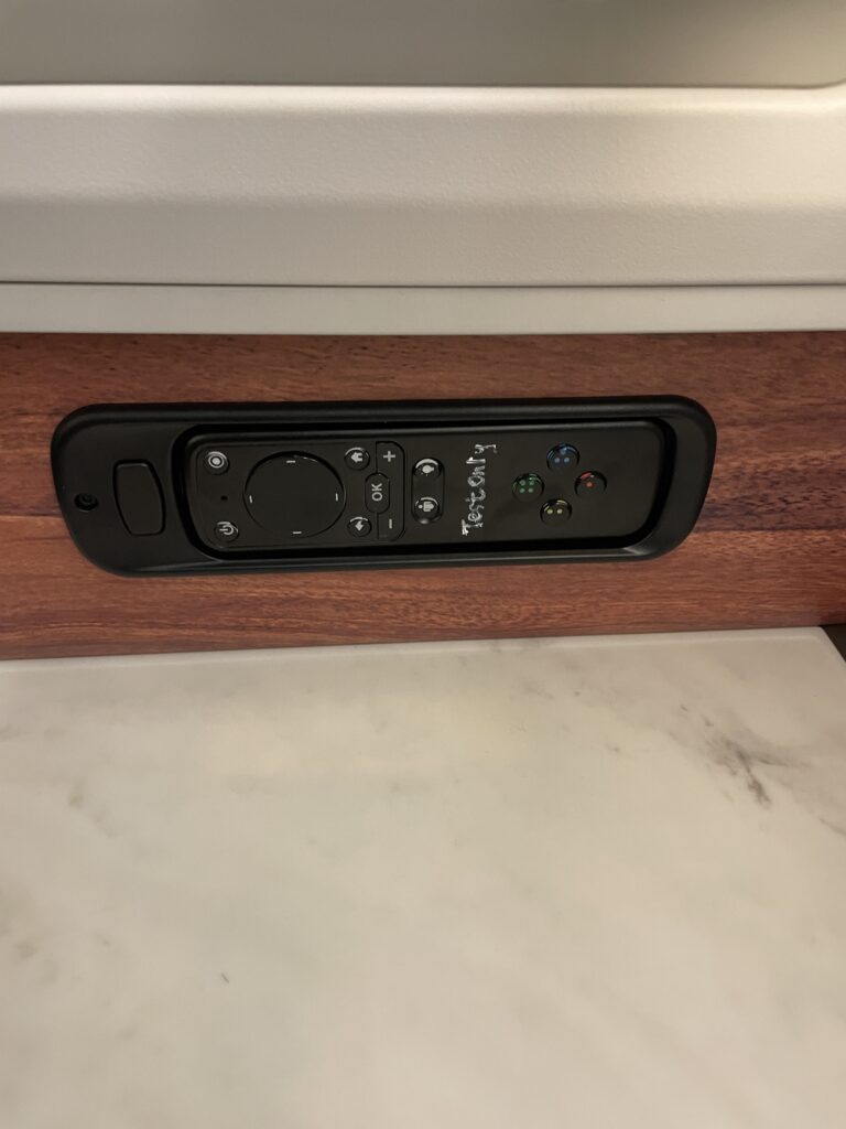 A Sneak Peek Of Hawaiian Airlines Boeing 787 Dreamliner Business Class Seats Hawaii Calling a black rectangular object with buttons on it