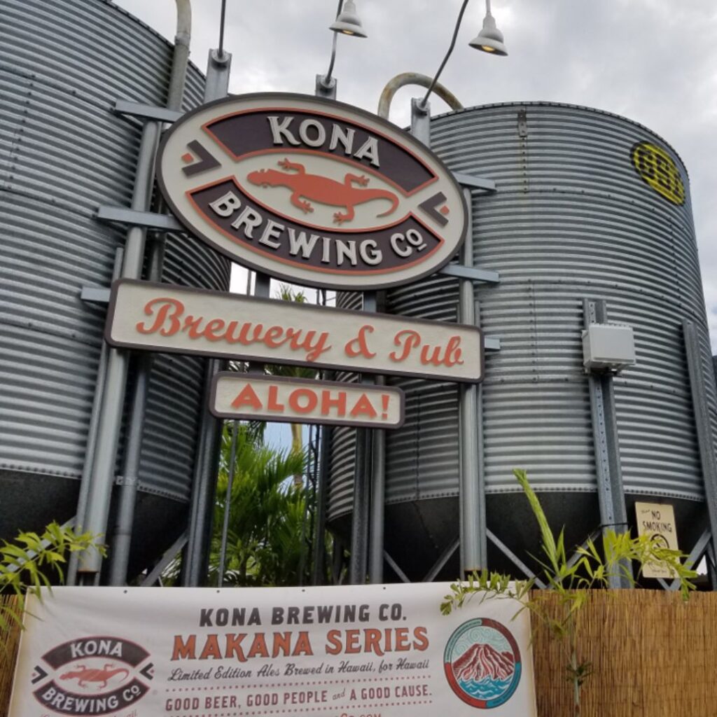 The 49 Best Things To Do In Kona Hawaii Calling a sign outside of a brewery