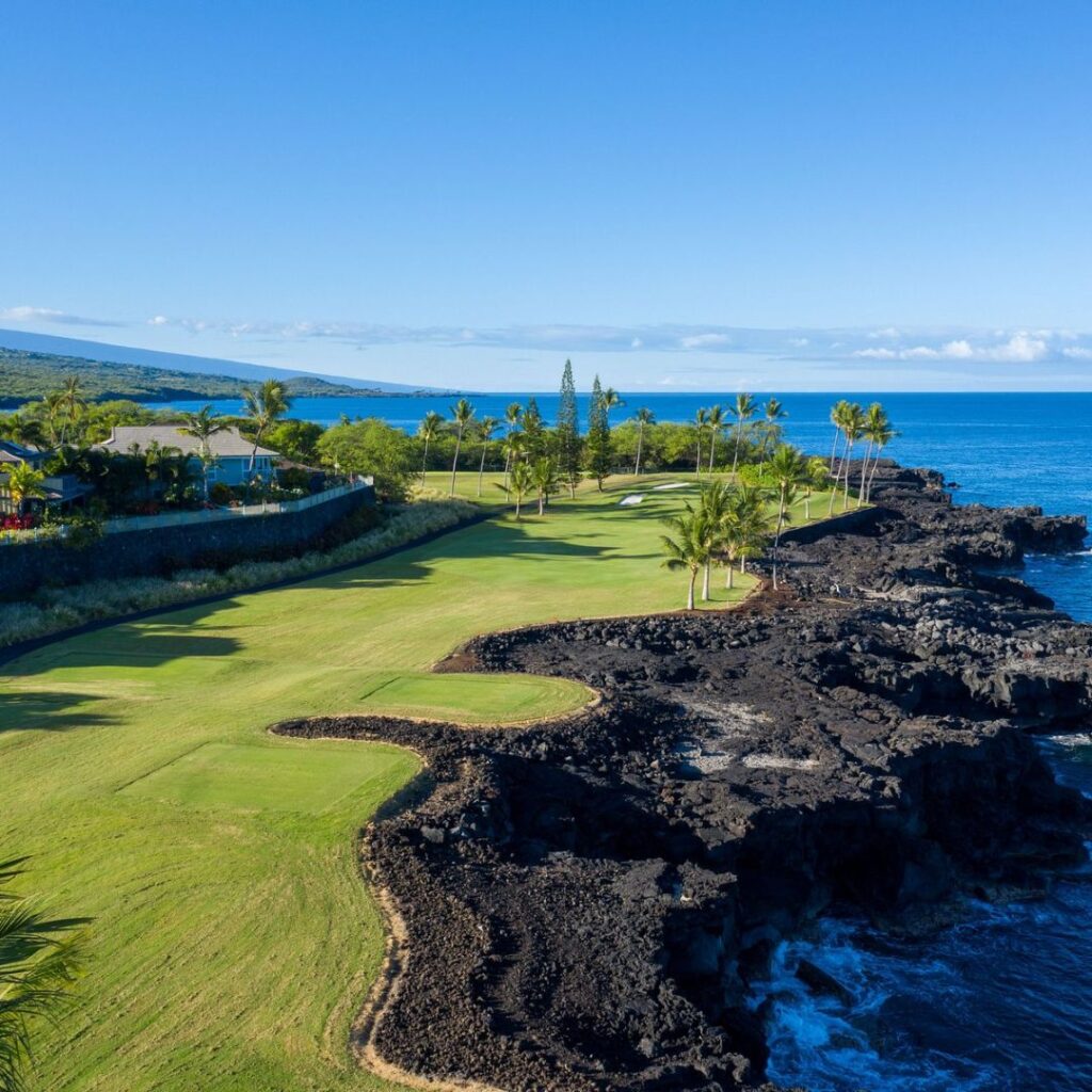 The 49 Best Things To Do In Kona Hawaii Calling a golf course with a body of water and a house