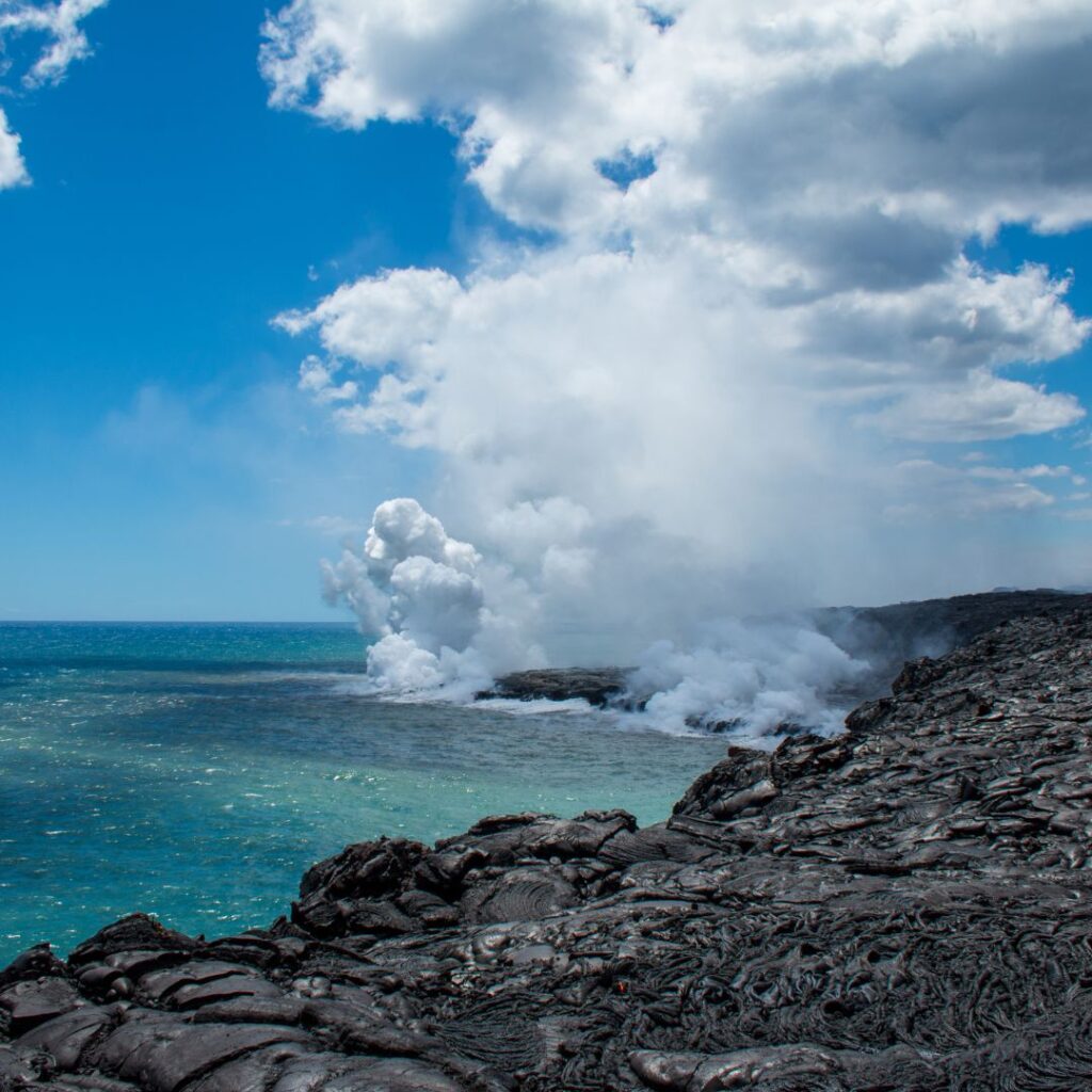 The 49 Best Things To Do In Kona Hawaii Calling a lava flow on the ocean