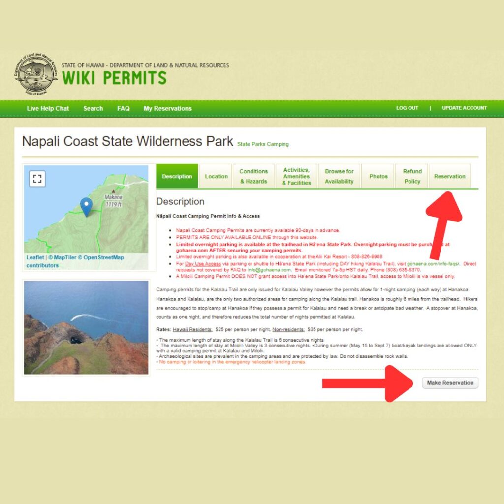 Kalalau Trail Guide: Planning Your Ultimate Hiking Adventure Hawaii Calling a screenshot of a computer