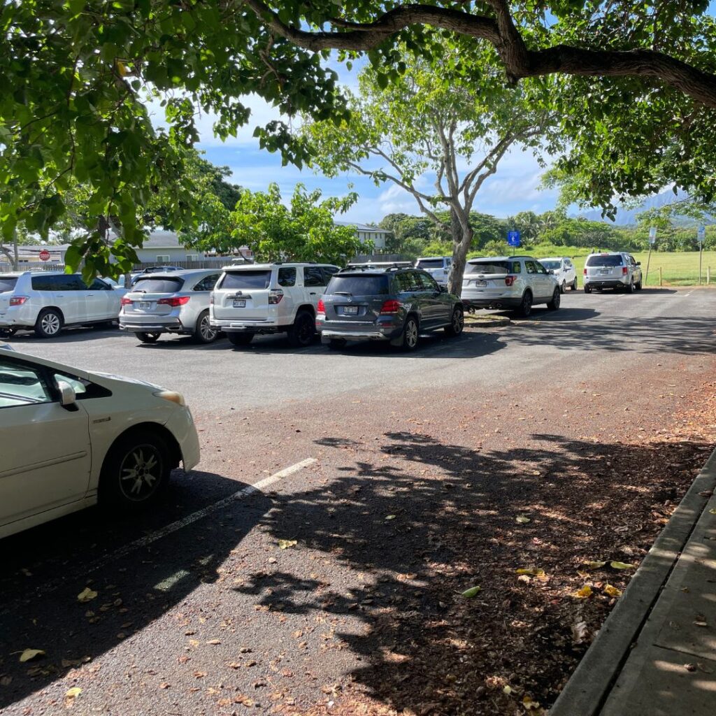 Hui O Ko'olaupoko | Protecting The Ocean By Caring For The Land On Oahu Hawaii Calling Parking area for Hui O Ko'olaupoko