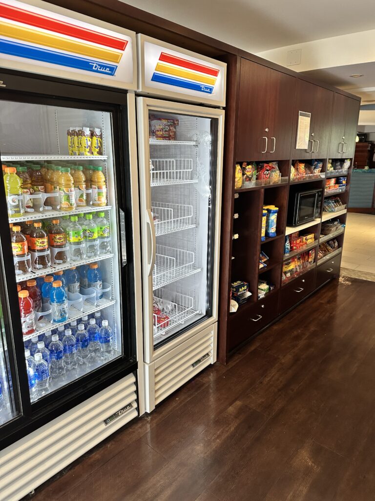 Courtyard by Marriott Waikiki Beach Review | Perfectly Positioned Hawaii Calling a refrigerators with drinks and snacks
