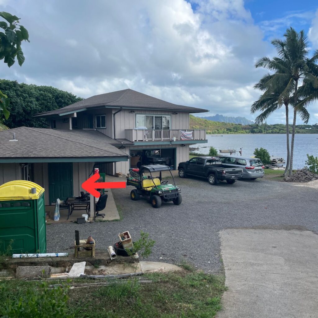 He'eia Fishpond Volunteer Opportunities: Participate in Ancient Aquaculture Hawaii Calling a house with a large body of water and a golf cart