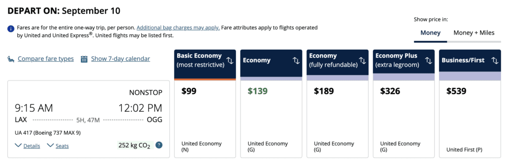 Flight Deals To Maui On Multiple Carriers Hawaii Calling a screenshot of a website