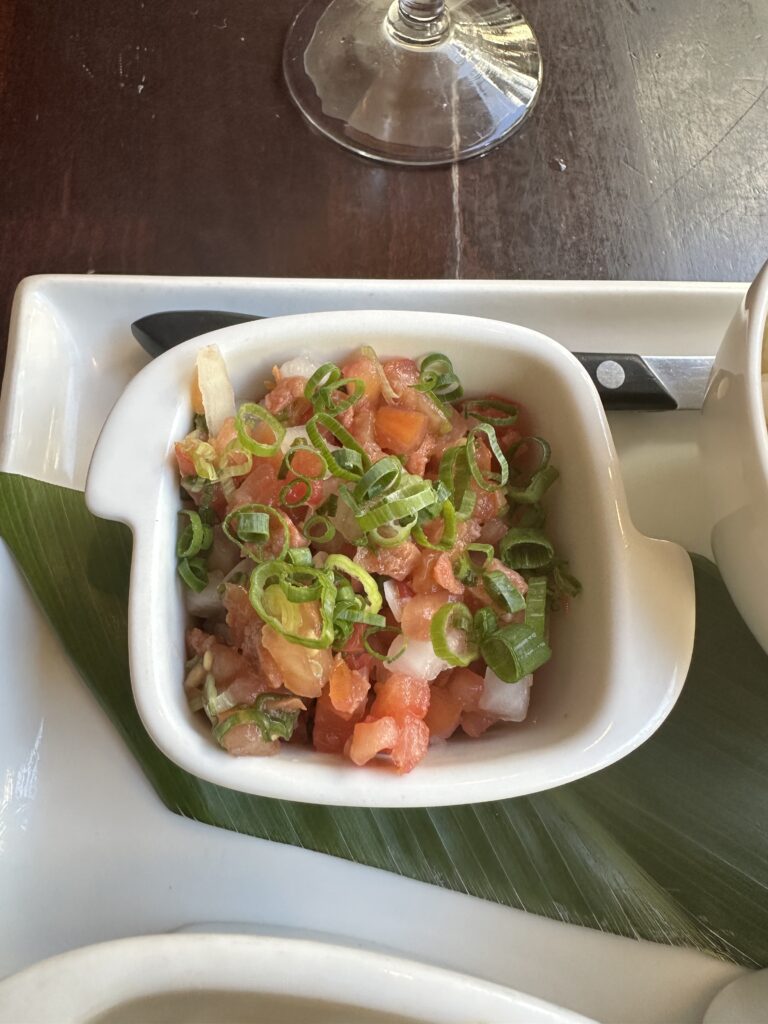Kalo Hawaiian Food by Chai's | Unique Flavors In Waikiki Hawaii Calling a bowl of food on a plate
