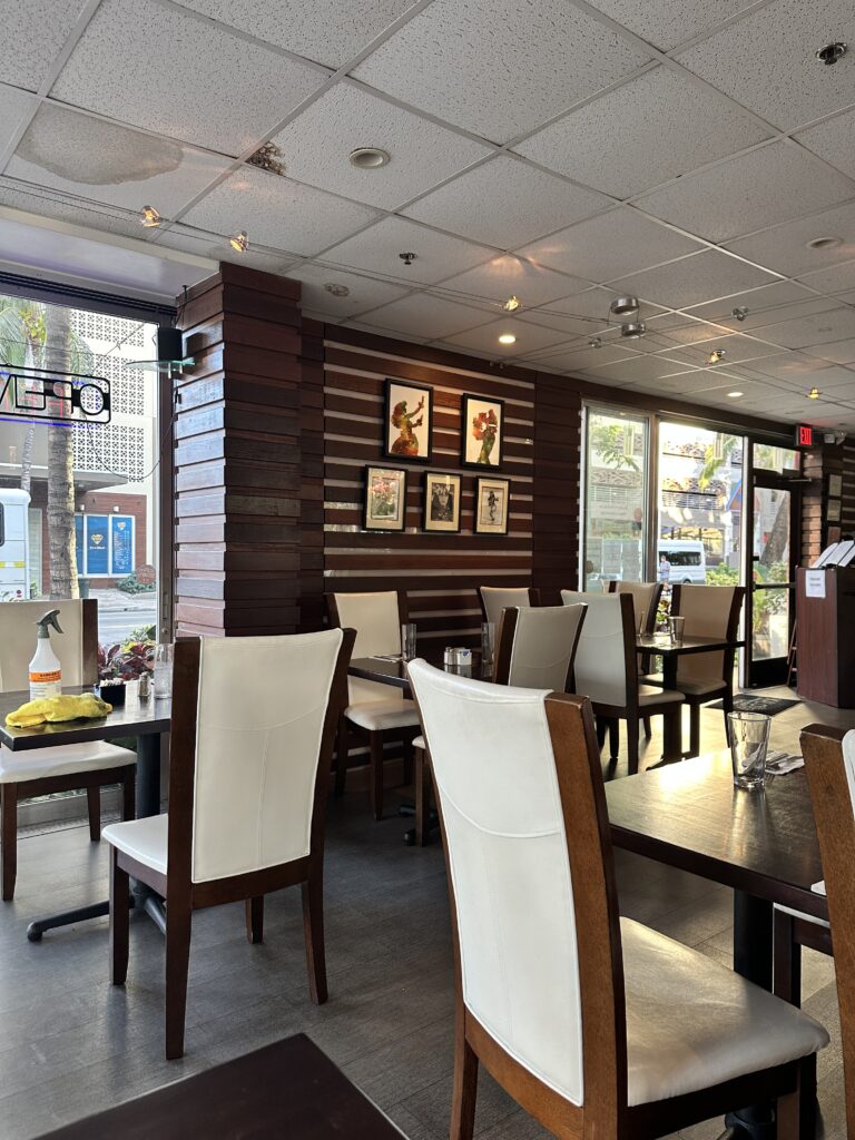 Kalo Hawaiian Food by Chai's | Unique Flavors In Waikiki Hawaii Calling Seating at Kalo Hawaiian Food by Chai's