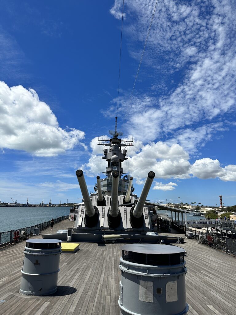 Volunteering At The Battleship Missouri Memorial | Amazing History Behind The Scenes Hawaii Calling A View you get when volunteering at the Battleship Missouri Memorial