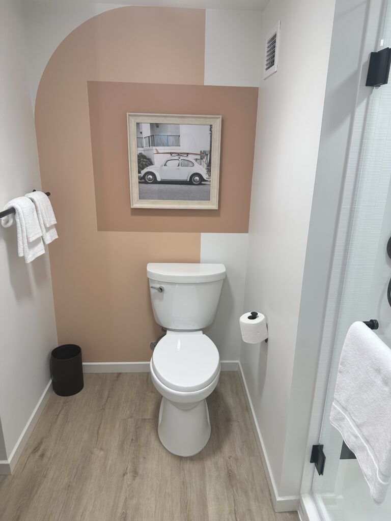 Romer Waikiki Sneak Peek | Renovations Complete Hawaii Calling a toilet in a bathroom
