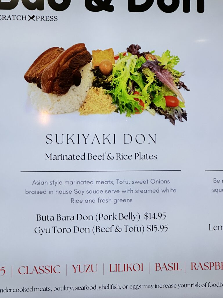 STIX Waikiki: A Foodie's Paradise in the Heart of Waikiki Beach Hawaii Calling a menu with a picture of meat and rice