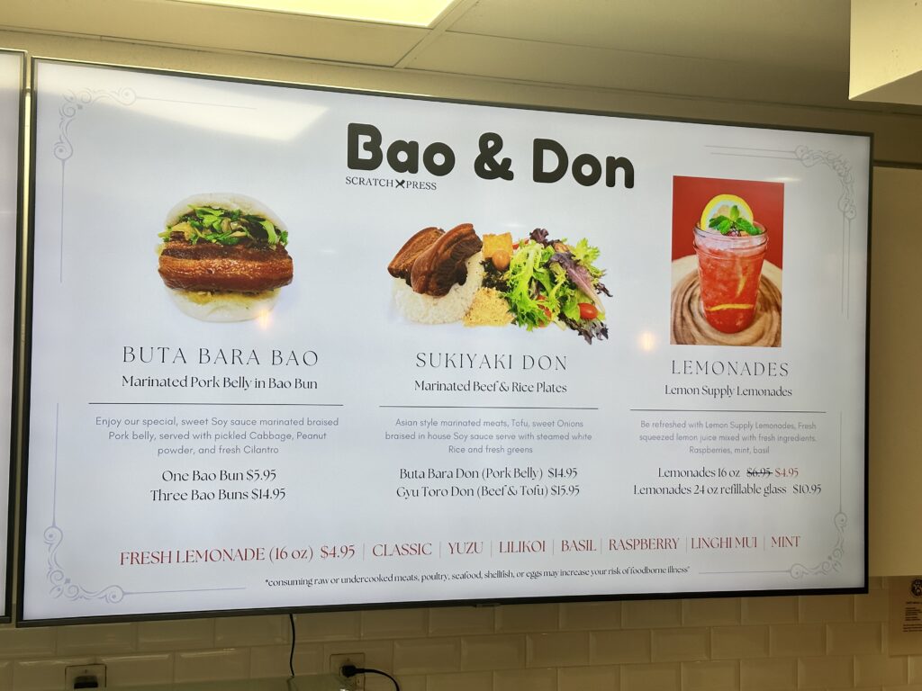 STIX Waikiki: A Foodie's Paradise in the Heart of Waikiki Beach Hawaii Calling a menu board with food on it