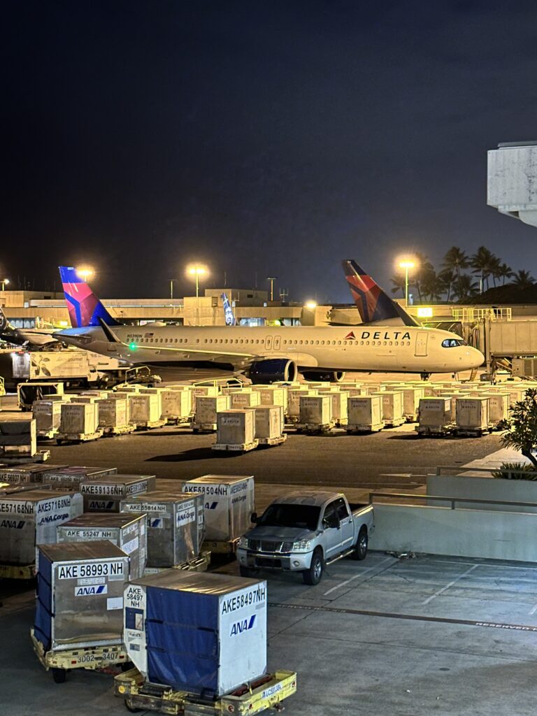 Review: Delta Airlines Economy A321NEO HNL-SEA (Honolulu to Seattle) Hawaii Calling a plane parked at an airport