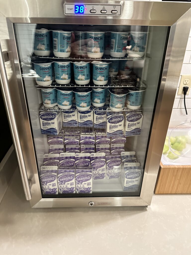 Review: Fairfield Inn & Suites Seattle Sea-Tac Airport Hawaii Calling a refrigerator with yogurt and other dairy products