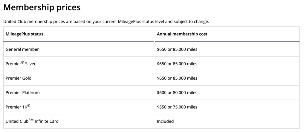 United Airlines Club Honolulu | Unique & Spacious Hawaii Calling a screenshot of a mileage plus