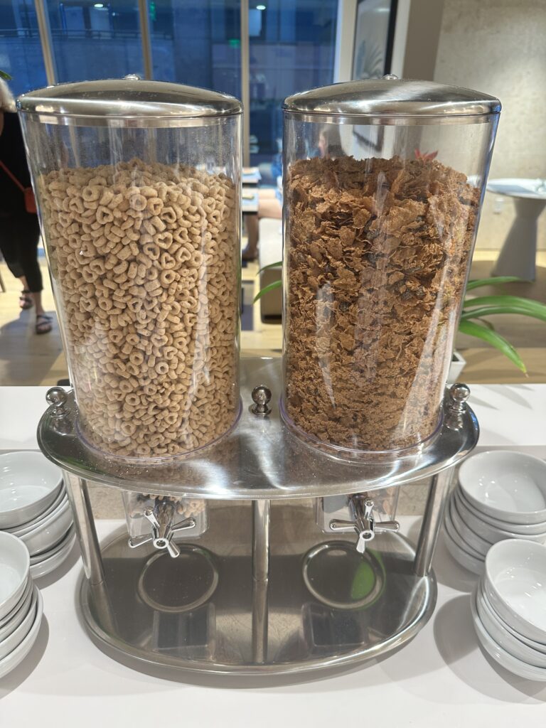 Review: Renaissance Honolulu Hotel & Spa | Oahu's Newest Hotel Hawaii Calling a two containers of cereal and cereal