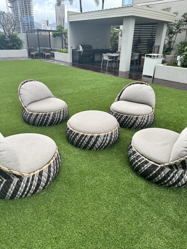 Review: Renaissance Honolulu Hotel & Spa | Oahu's Newest Hotel Hawaii Calling a group of chairs on a lawn