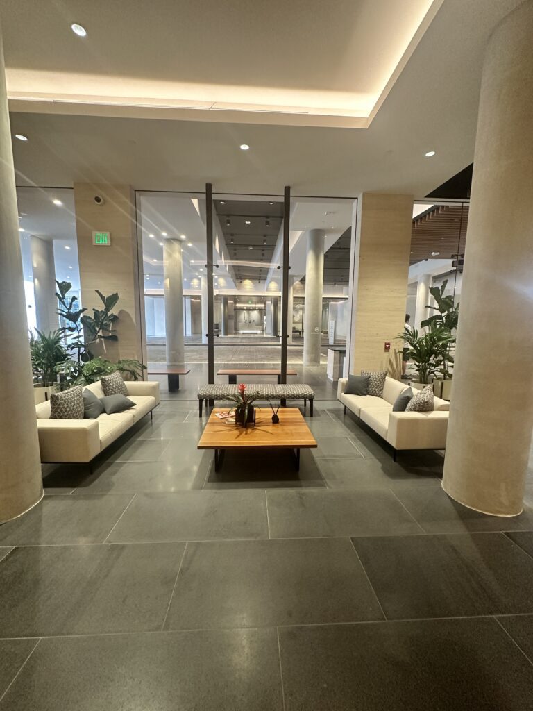 Review: Renaissance Honolulu Hotel & Spa | Oahu's Newest Hotel Hawaii Calling a lobby with a coffee table and couches