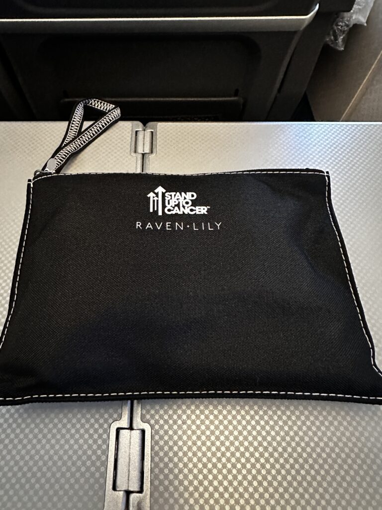 American Airlines DFW-HNL Premium Economy Review | Boeing 777 Hawaii Calling a black bag on a silver surface