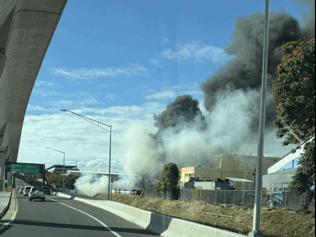 Plane Crashes Near Daniel K. Inouye International Airport: What We Know So Far Hawaii Calling a building with smoke coming out of it