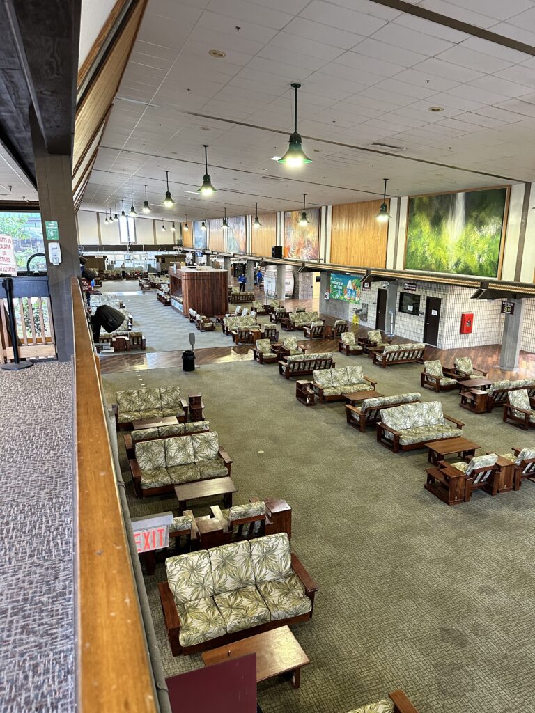 Hilo International Airport Guide (2025) | Big Island Hawai'i (ITO) Hawaii Calling a room with couches and chairs in the hilo international airport guide