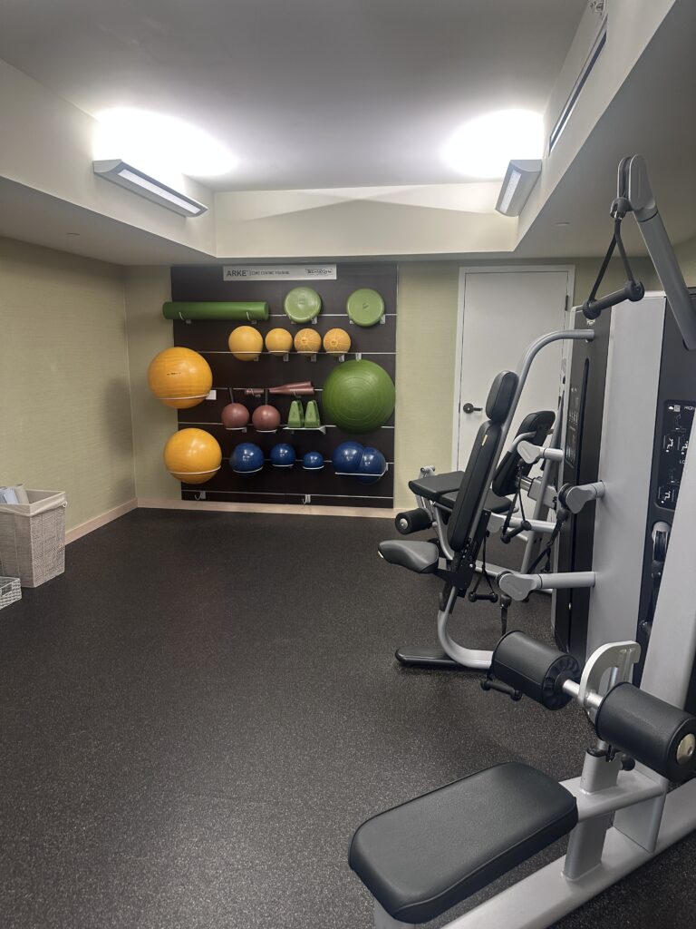 Ka La'i Waikiki Beach, A Hilton LXR Property | Review & Video Hawaii Calling a room with exercise equipment and exercise equipment