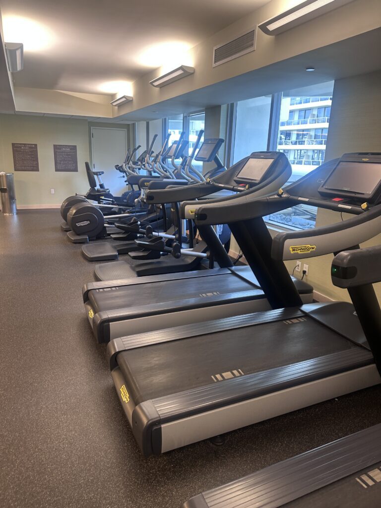 Ka La'i Waikiki Beach, A Hilton LXR Property | Review & Video Hawaii Calling a group of treadmills in a gym