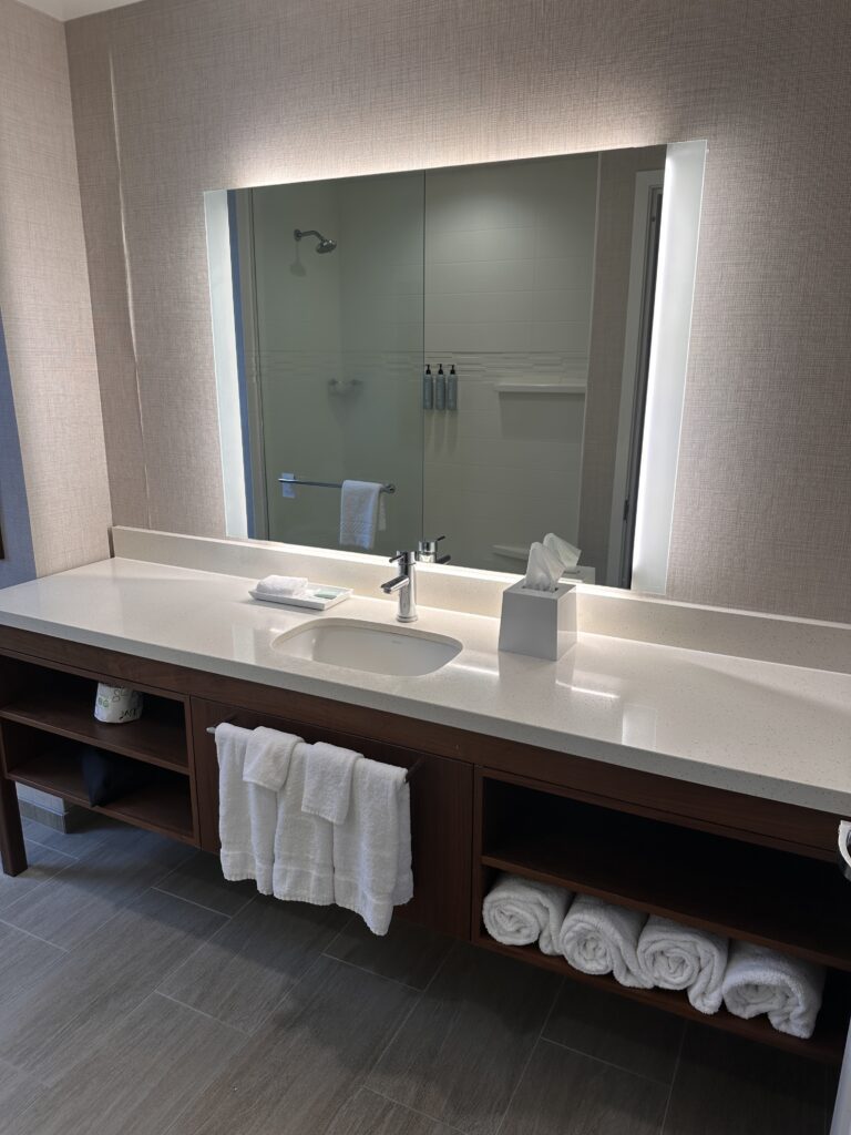 Residence Inn Oahu Kapolei: A Smart Option for Longer Stays on Oʻahu Hawaii Calling a bathroom with a mirror and sink