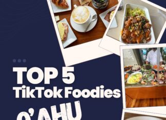 5 Must-Follow Hawai‘i Foodie TikTokers (2026) a collage of food on a table