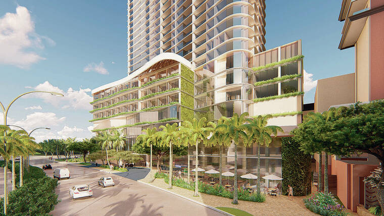 Same Resorts, More Towers: Hawai‘i’s Quiet Formula for Growth Hawaii Calling a building with trees and cars on the street