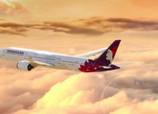 Hawaiian Airlines to Suspend Honolulu–Boston, –Seoul, and –Fukuoka Flights This November in Strategic Network Pullback a plane flying in the sky