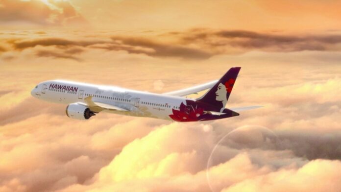 a plane flying in the sky