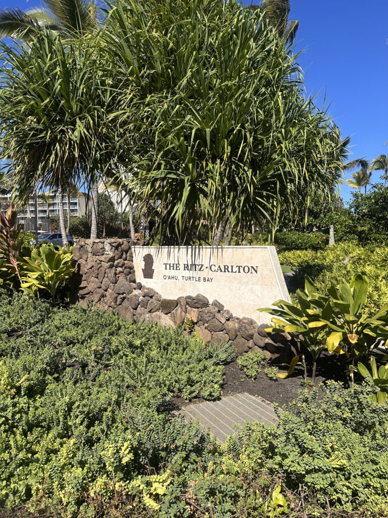 Review: The Ritz-Carlton O‘ahu, Turtle Bay — North Shore Luxury with Room to Breathe Hawaii Calling a sign in a garden