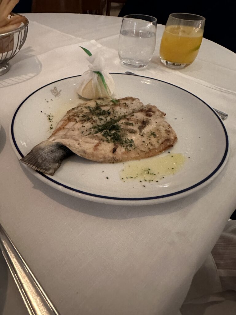 a plate of food on a table