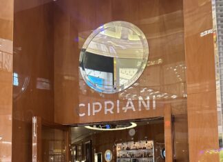 Cipriani Las Vegas Review: Classic Italian Done Right at Wynn a restaurant with a sign on the wall